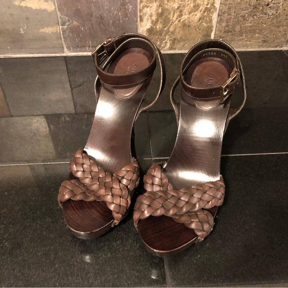 Gucci braided platform sandals - Picture 6 of 15